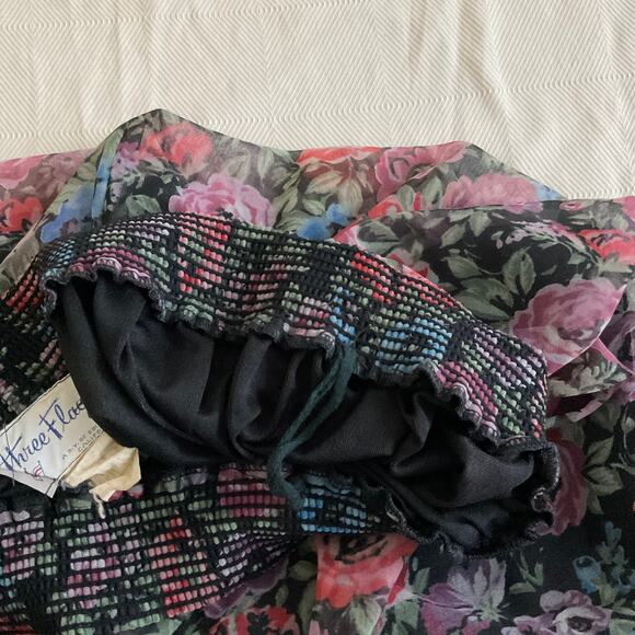 Vintage Three Flaggs Floral Maxi Skirt - Picture 8 of 9